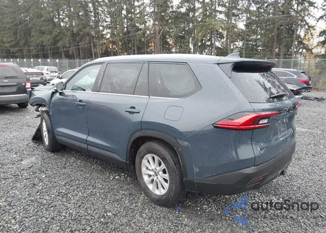 2024 Toyota Grand Highlander Hybrid Xle z USA, uszkodzony, nr VIN 5TDACAB52RS031254